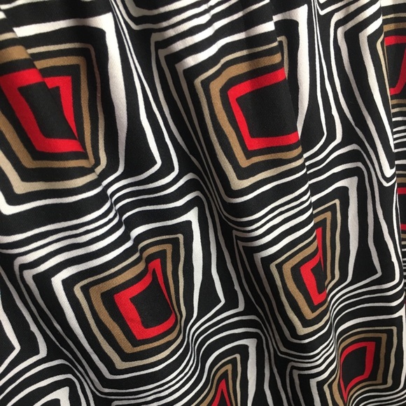 CATO | Women’s Black Blouse with Multi-Color Pattern - Picture 6 of 14